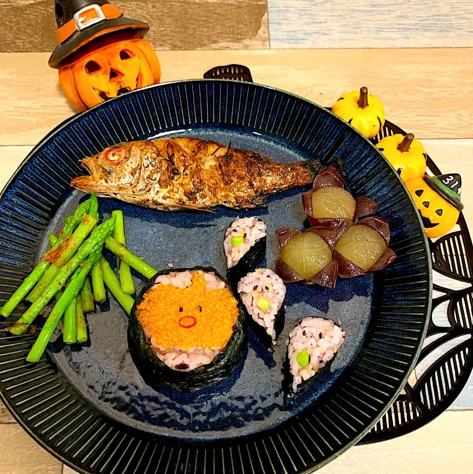 Snapdishの料理写真:ハロウィンワンプレートごはん🎃|みっこちゃんさん