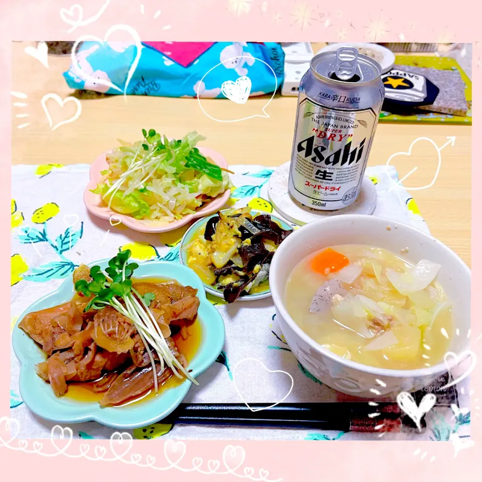 １０／２１ ｔｈｒ 晩ごはん🍴＊○°|rinaronarさん