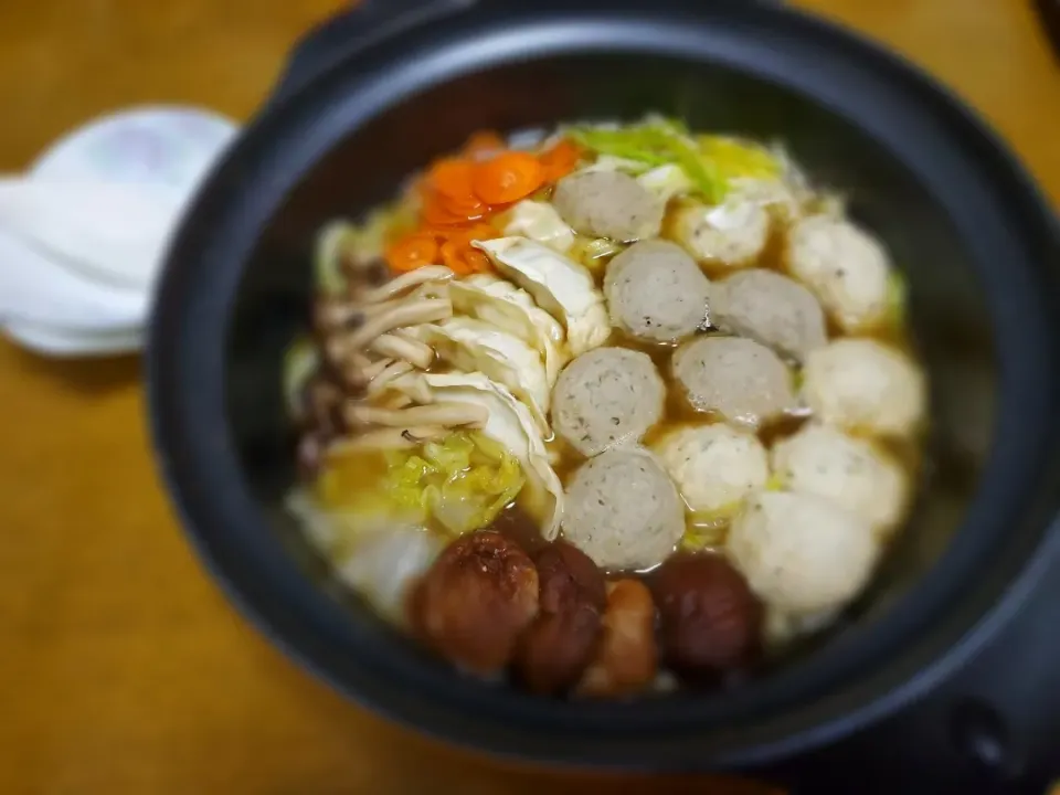 🍲鶏だんごとイワシだんごの鍋🍲|みよぱさん