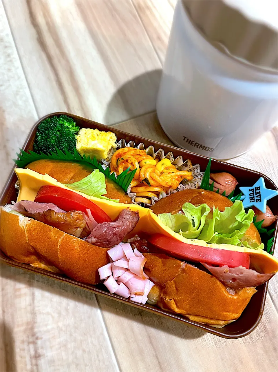 旦那弁当🍱ターキーサンド|mari＊yuakitoさん