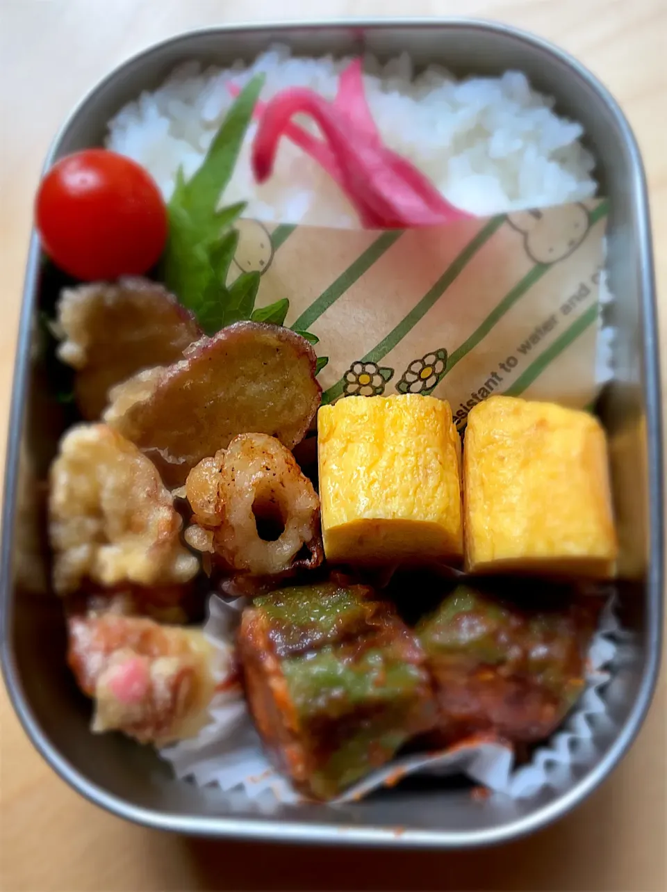 今日の中学生男子弁当🍱|はぴたさん