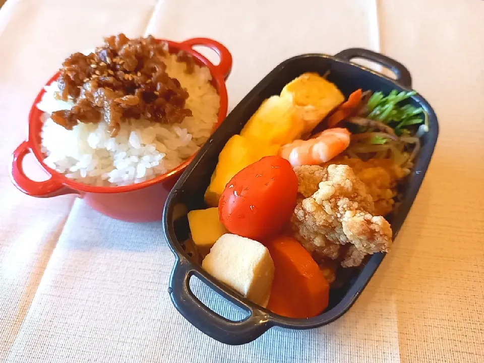 Snapdishの料理写真:息子のお弁当🎵　2021.10.22|mayumiさん