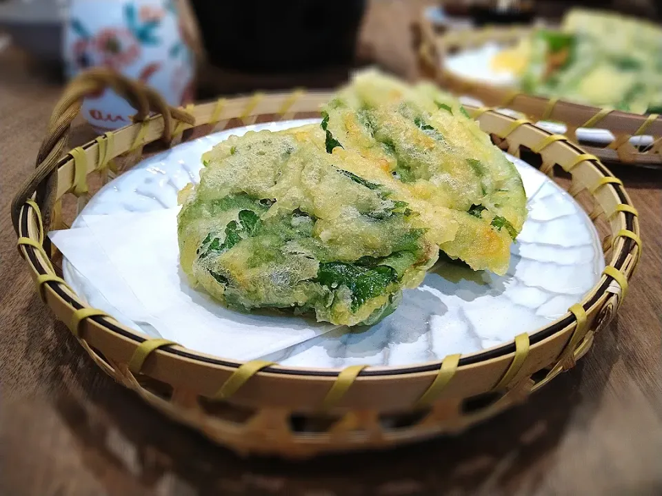 ピーマンの納豆大葉挟み揚げ|古尾谷りかこさん