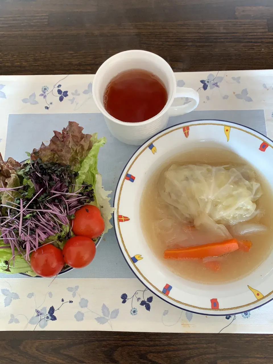 昨日あまりにもたくさん食べたので、今朝はこれだけ‼️|tamemitiさん