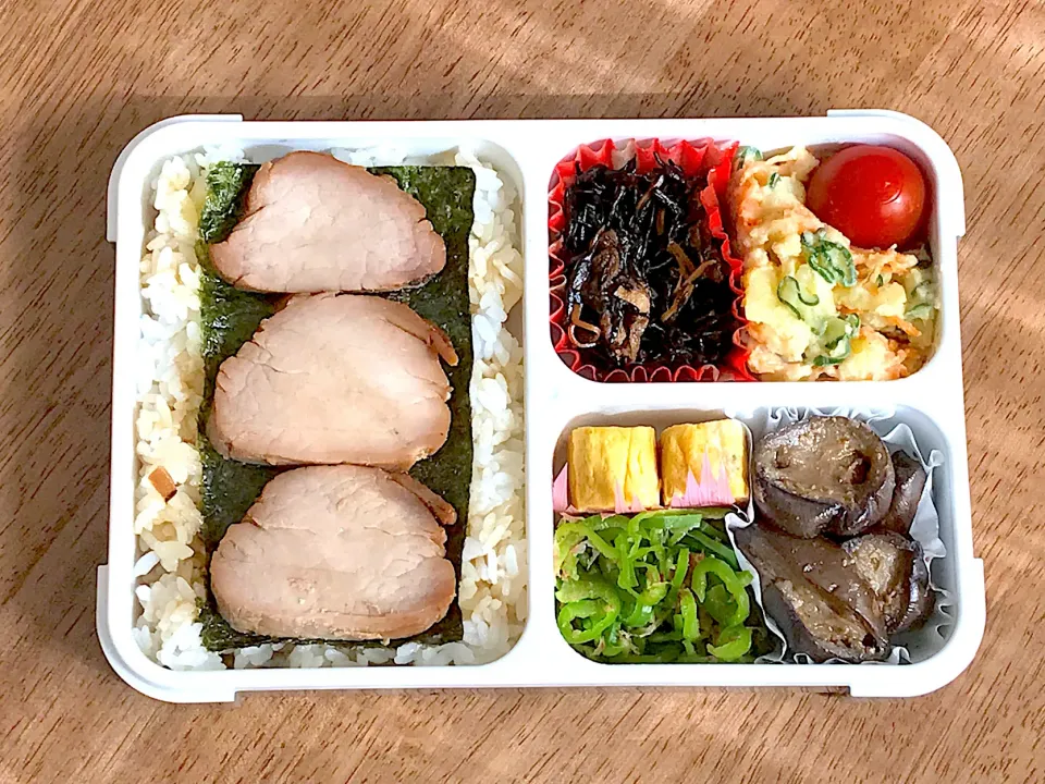 Snapdishの料理写真:焼き豚丼弁当|703さん