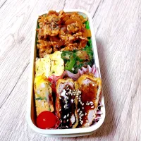 Snapdishの料理写真:ポークケチャップ弁当|ゆかちんさん