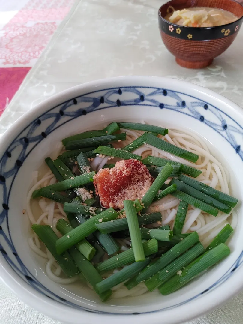 手抜き梅にゅうめん|ららさくらさん