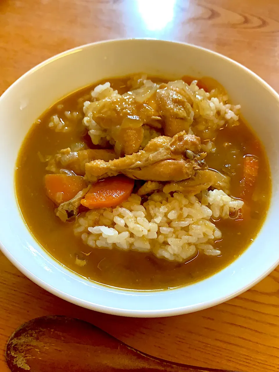 手羽元スープアレンジ⭐️チキンカレー|ゆきさん