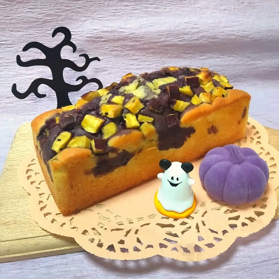 ダーリン作⸜🌷︎⸝‍
さつまいもと紫いものパウンドケーキ
H🎃A👻L🎃L👻O🎃W👻E🎃E👻N|キャサリンさん