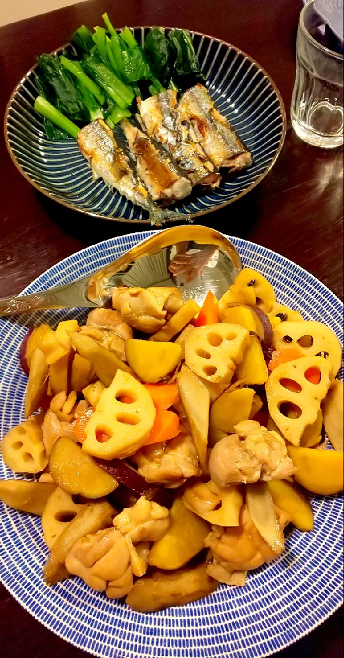 Snapdishの料理写真:根菜たっぷりの筑前煮！|seaskyさん