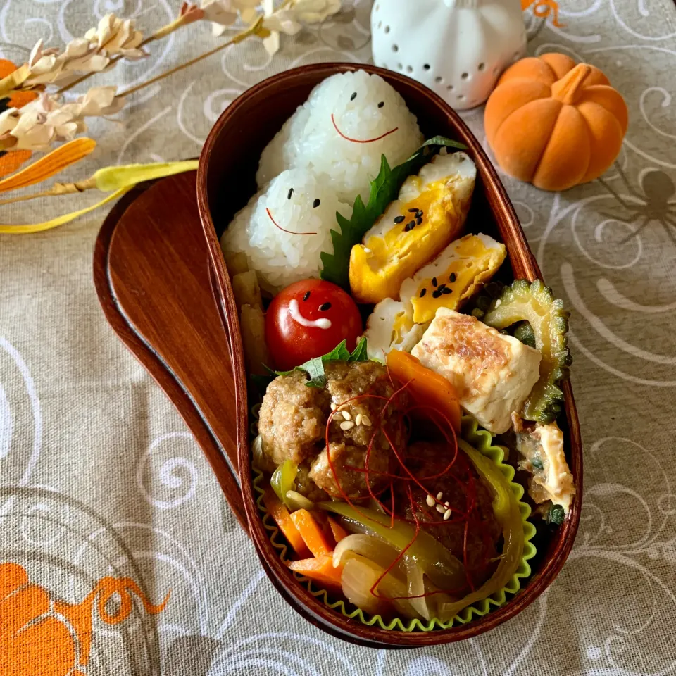 Snapdishの料理写真:肉だんご酢豚風弁当|Naomiさん