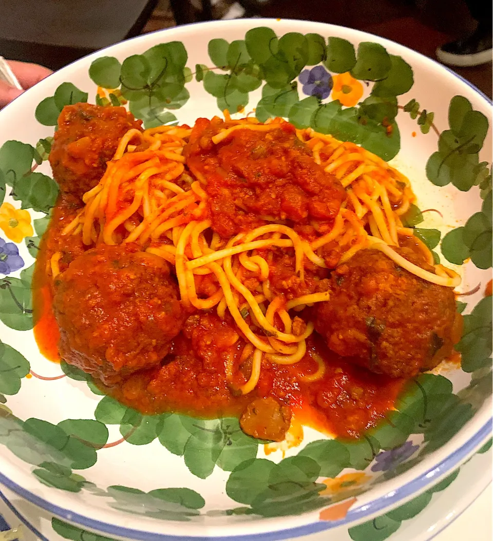 Snapdishの料理写真:Spaghetti with Meatballs|🌺IAnneさん