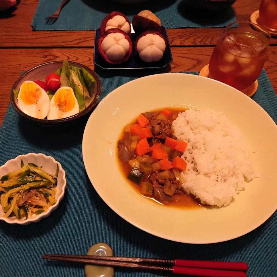 ズッキーニとにんじんのカレー|monsieurkurataさん