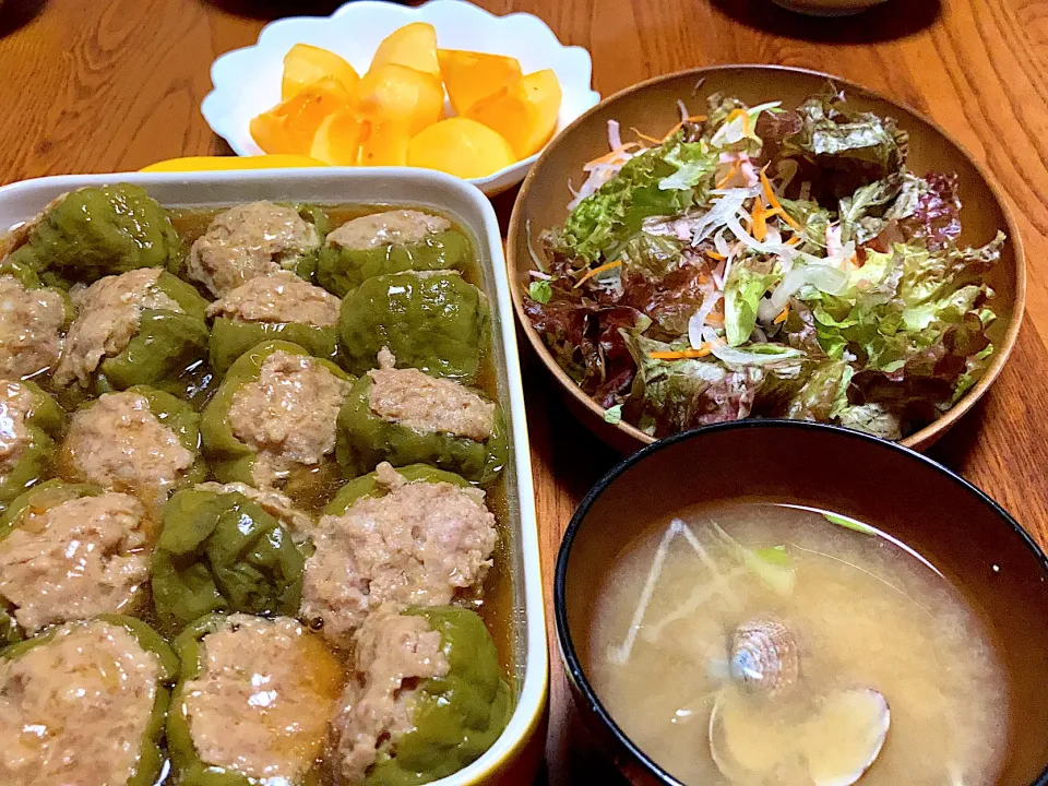 Snapdishの料理写真:南蛮の肉詰め煮込み。|kerryさん