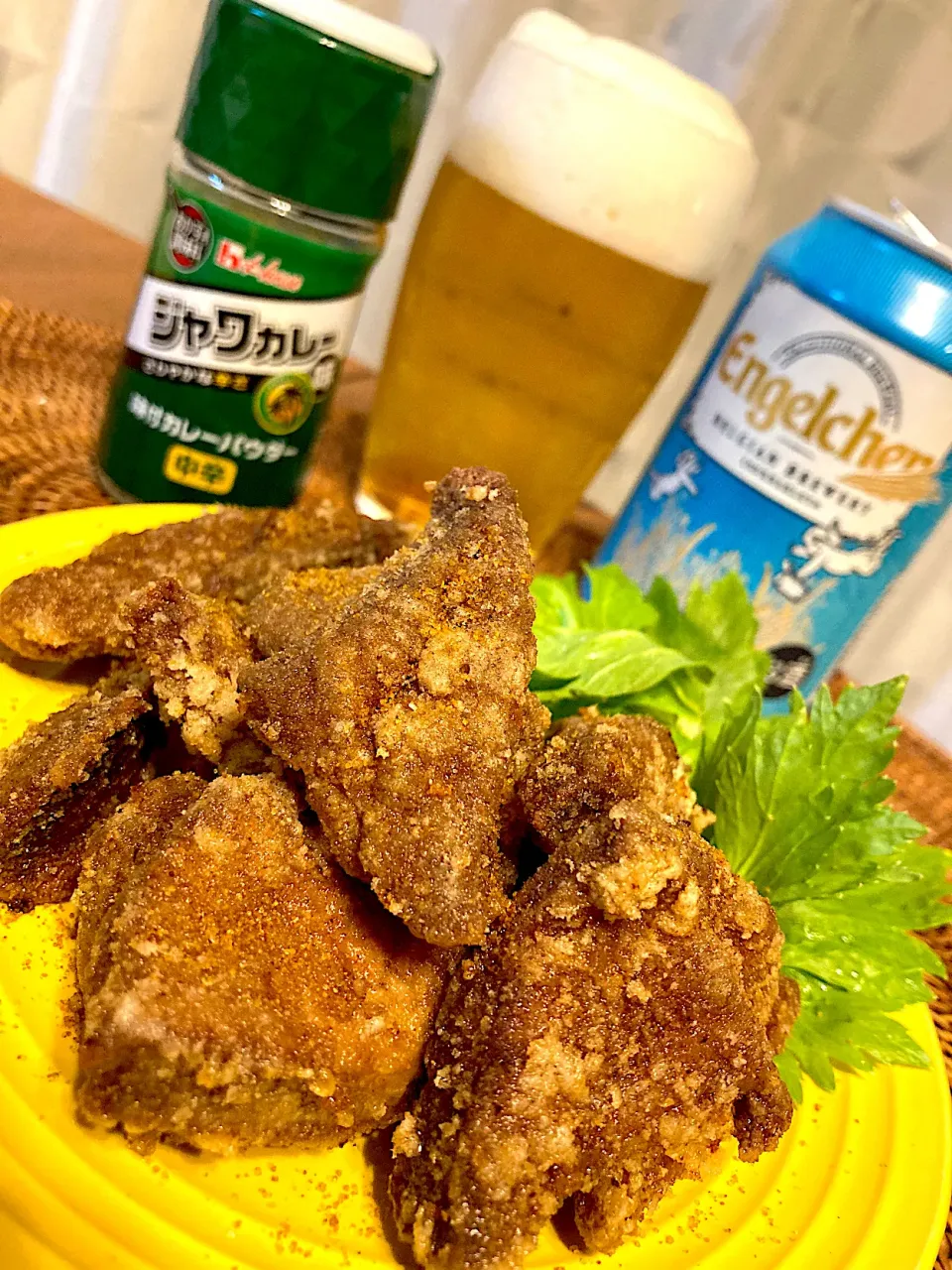 豚レバーのカレー唐揚げ😋🍻💕✨|アイさん