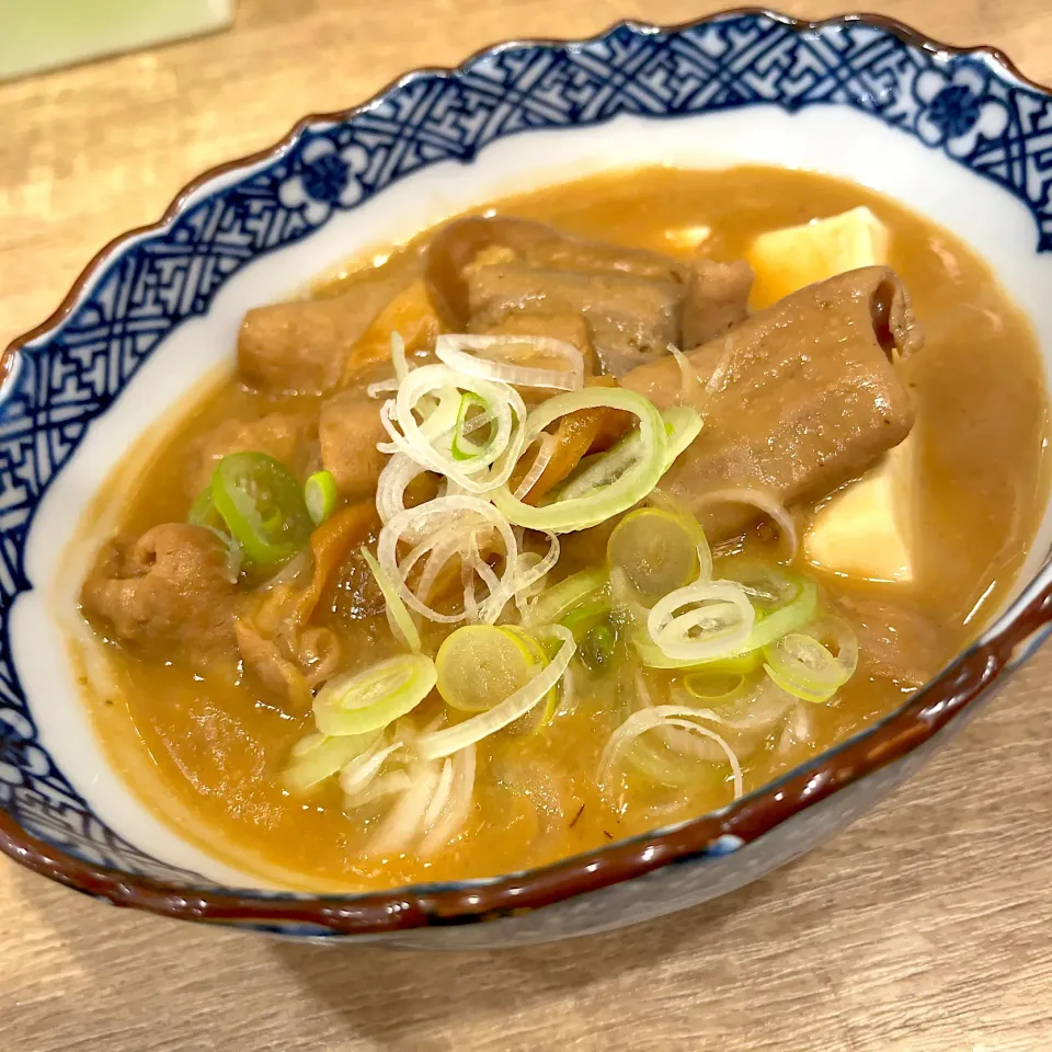 Snapdishの料理写真:もつ煮込み豆腐|T. Wonderさん