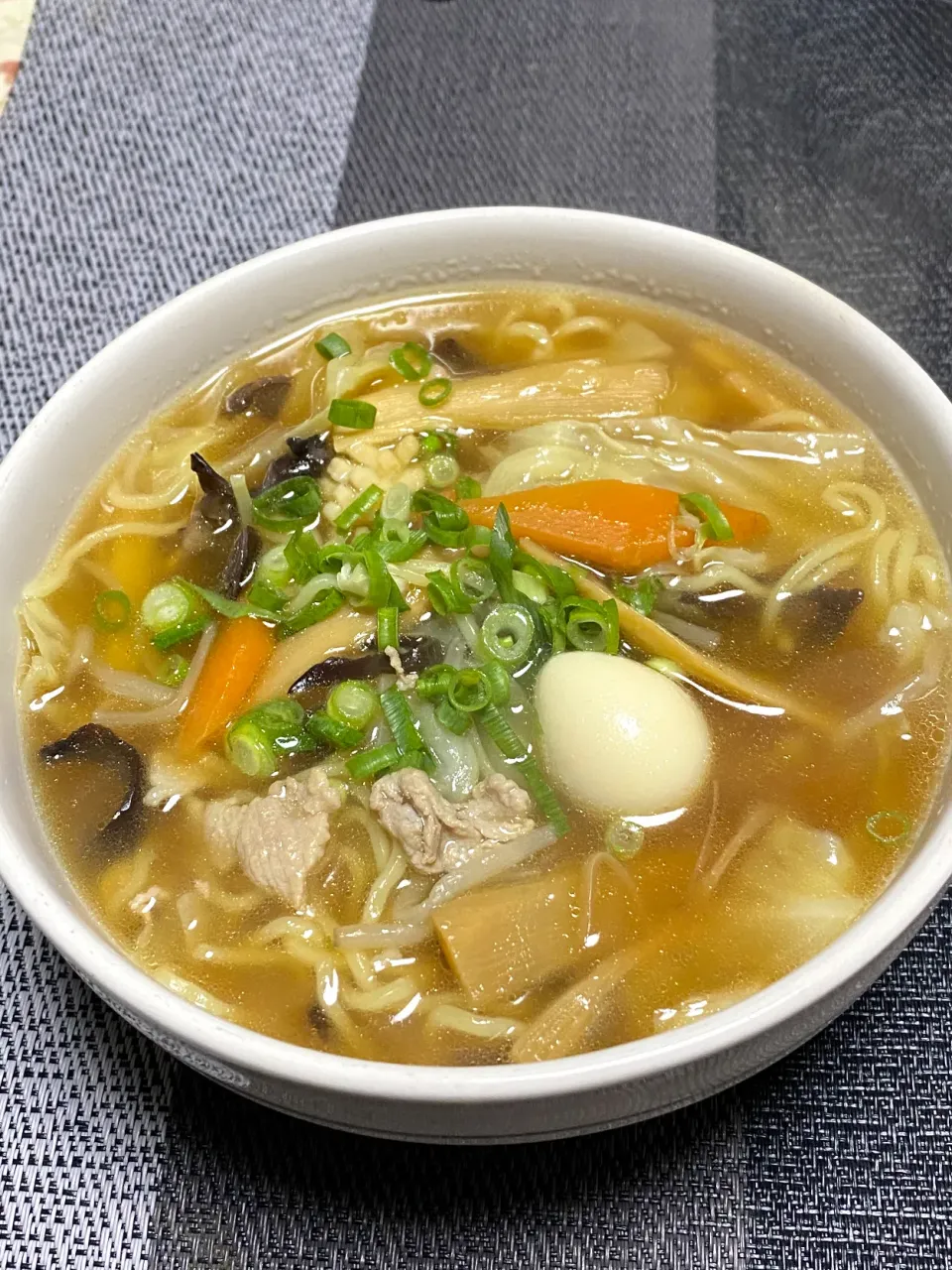 八宝菜リメイク～広東麺😃❣️|かあたんさん