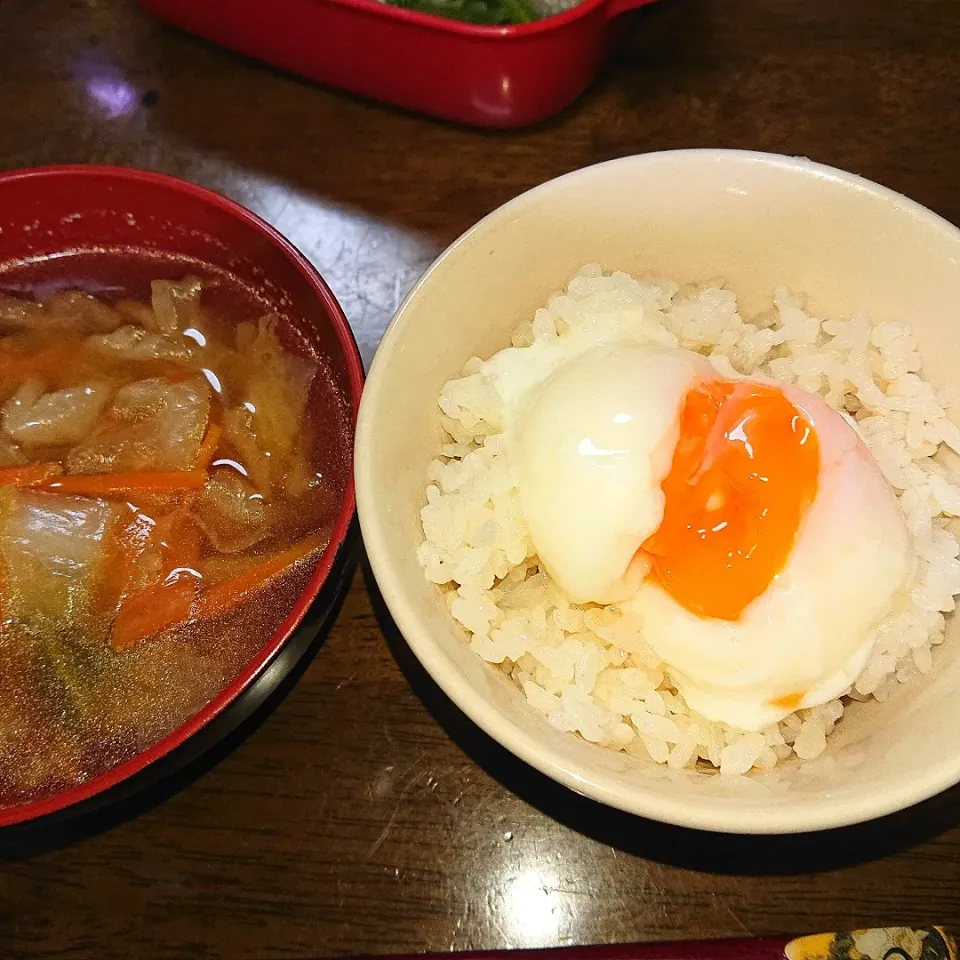 温泉玉子の朝ごはん😄|miimiさん