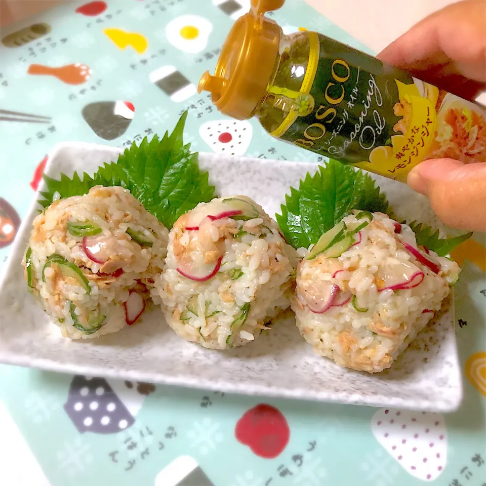 シーズニングオイルで！オイルおにぎり|ぷーはるひゅうさん