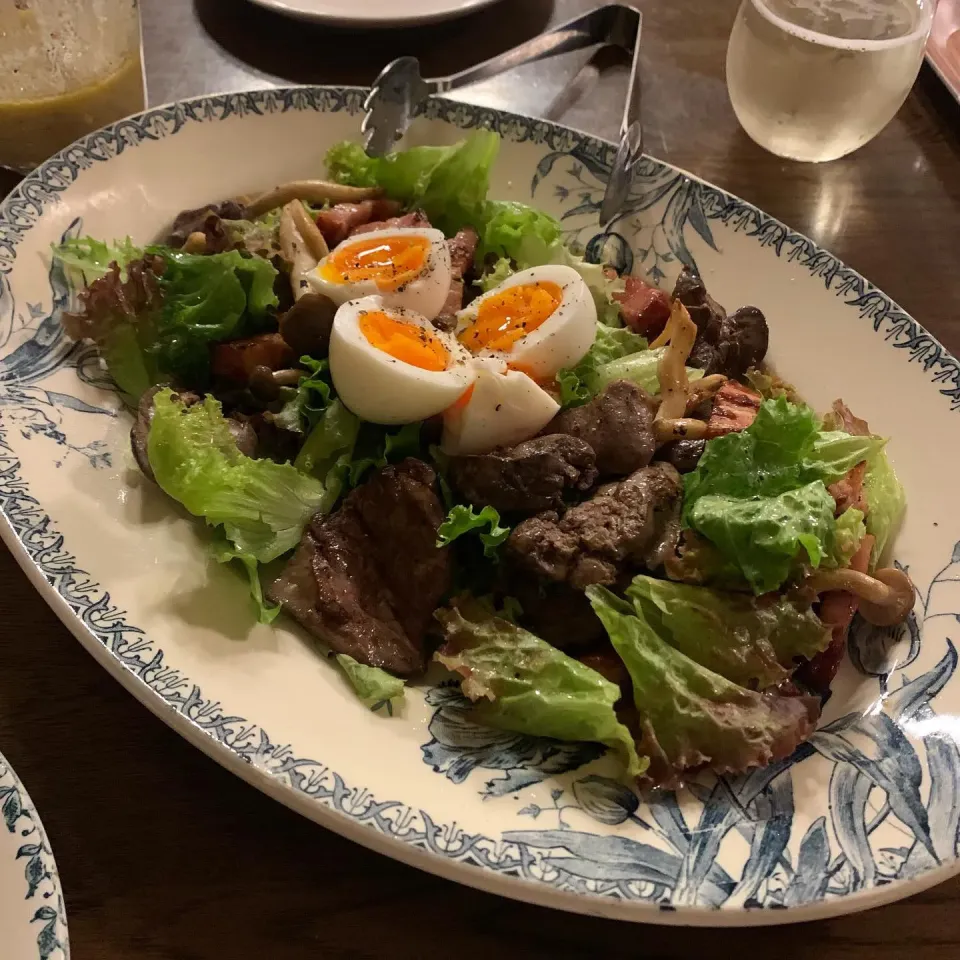 Snapdishの料理写真:リヨン風サラダ|kayoさん