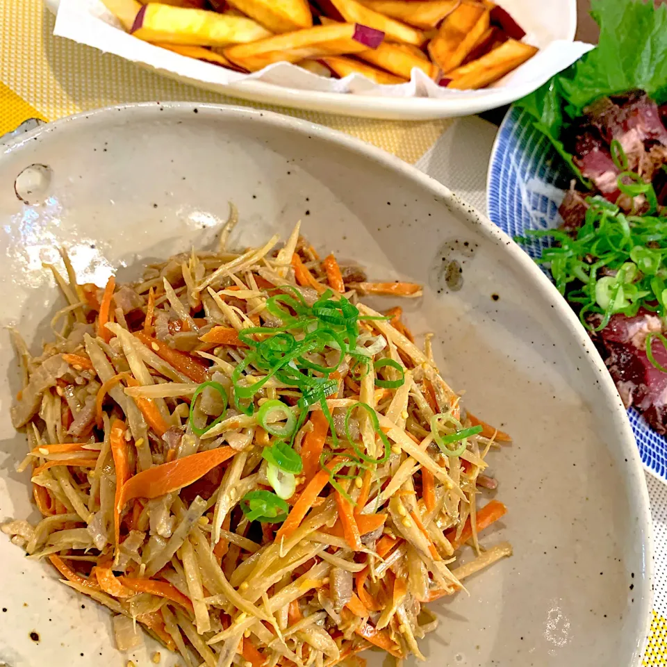 ユッキーさんの料理 🥗きんぴら風ごぼうサラダ🥗|chicaocafeさん