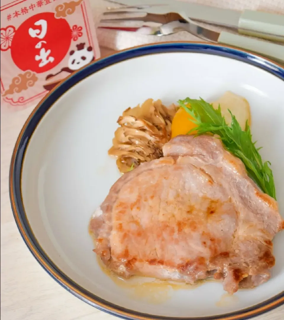 紹興酒で美味しい肉料理
「ポークグリルロースハム仕立て」|菫さん