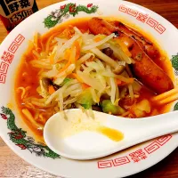 Snapdishの料理写真:激辛野菜ラーメン|まきさん