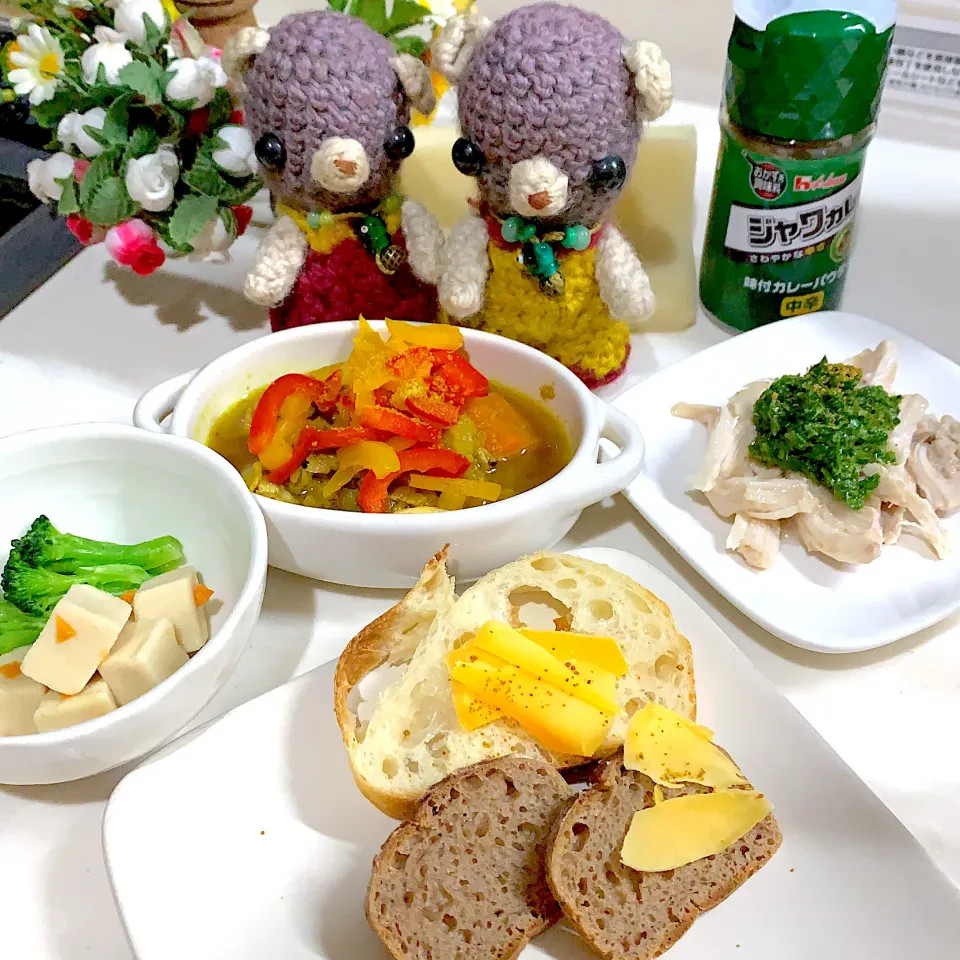 カレースープに追いカレーパウダー( ´ ▽ ` )|chagashiさん