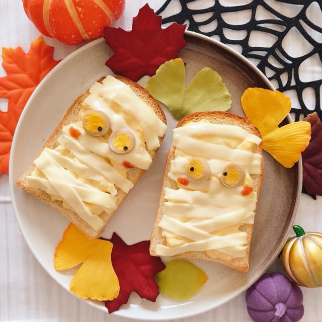 ハロウィン★トースト ハロウィントースト/meemama | Snapdish[スナップディッシュ] (ID:v81Xva)