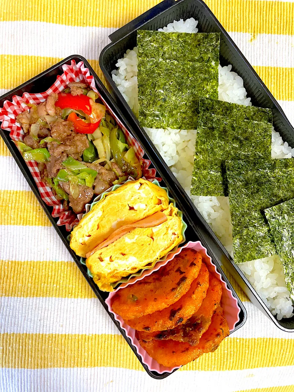 Snapdishの料理写真:10/26☆旦那☆プルコギチヂミ弁当|ちーさん