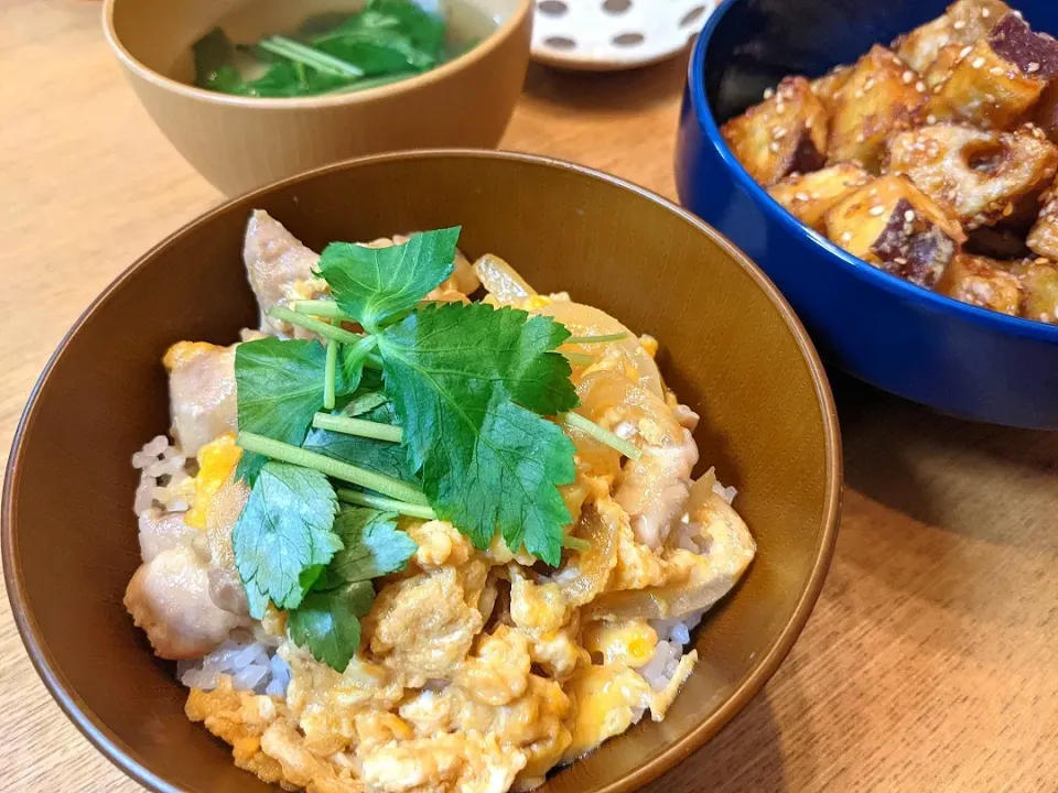 うまかばいで親子丼🍳|しほさん