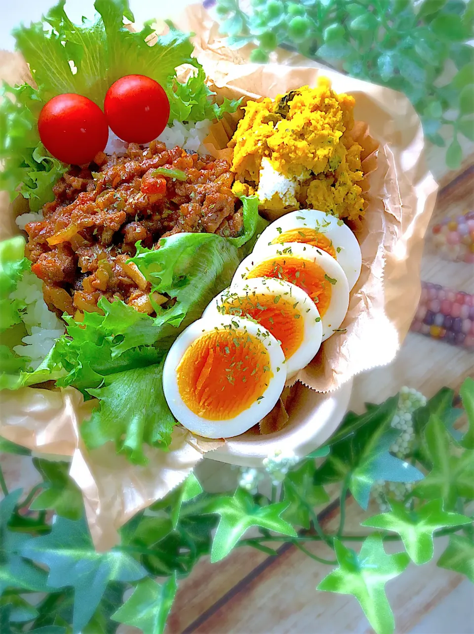 Snapdishの料理写真:ドライカレーお弁当🍛|みゆきさん