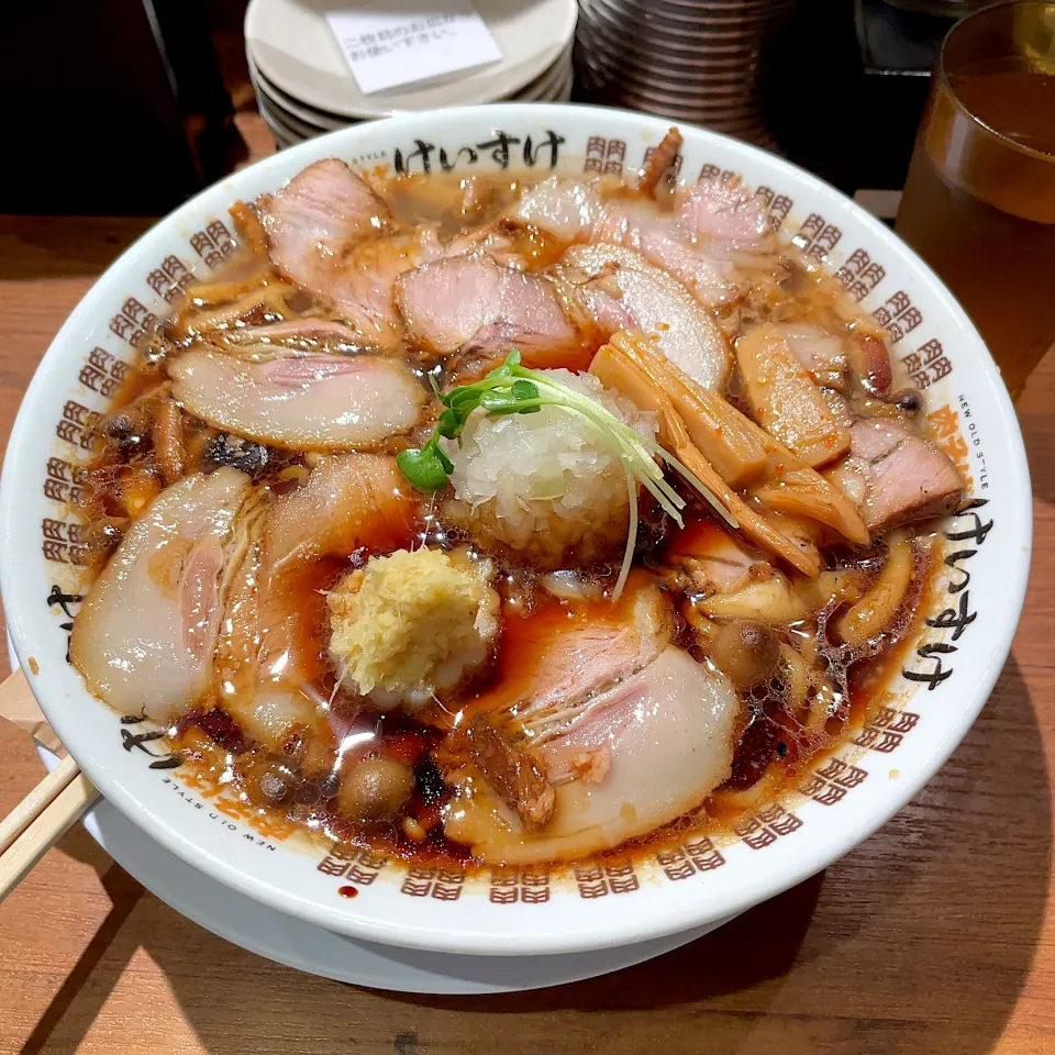 Snapdishの料理写真:きのこ肉そば🍜|るみおんさん