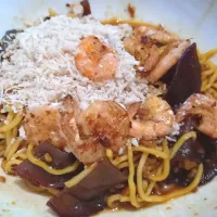 Mie Udang Jamur Ayam Tabur|ernasさん