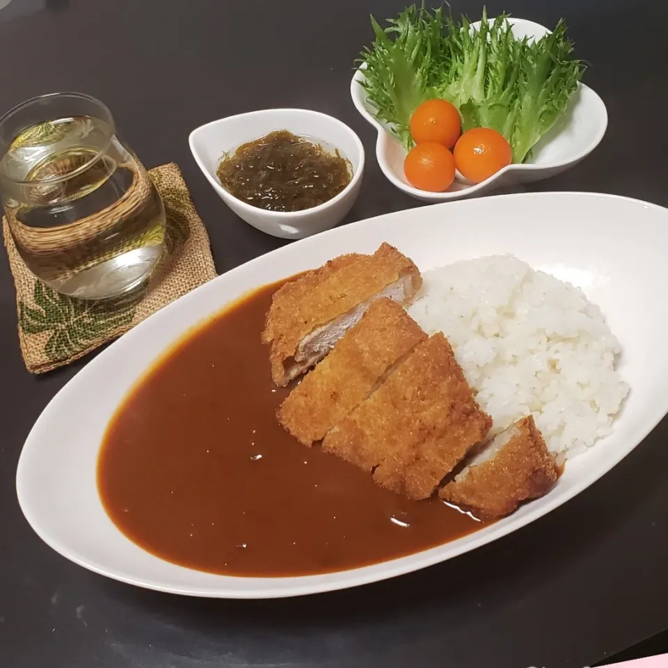 Snapdishの料理写真:とんかつハヤシ|Yukiさん