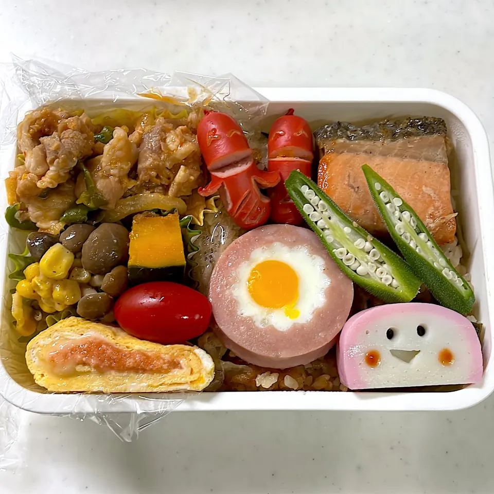 Snapdishの料理写真:2021年10月28日　オレ弁当♪|クッキングおやぢさん