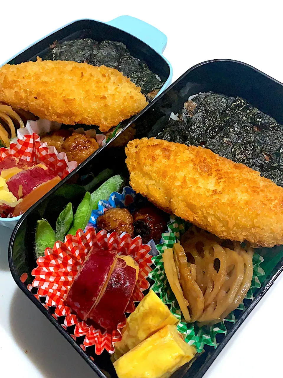 男子高校生のお弁当【白身魚フライ】|ゆちさん