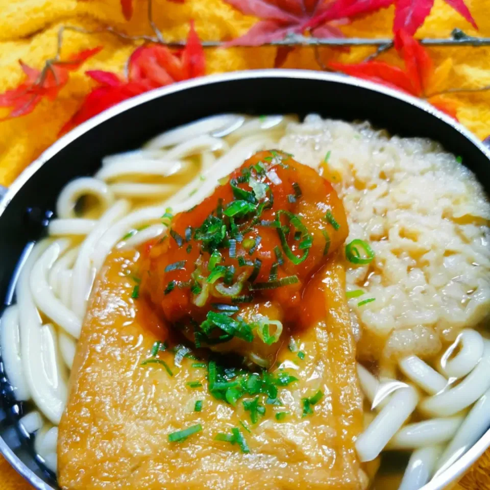 ペンギンさんの料理 うまかばい術後定食🍻

厚揚げのチーズ焼き
海老のビスク
お粥|ペンギンさん