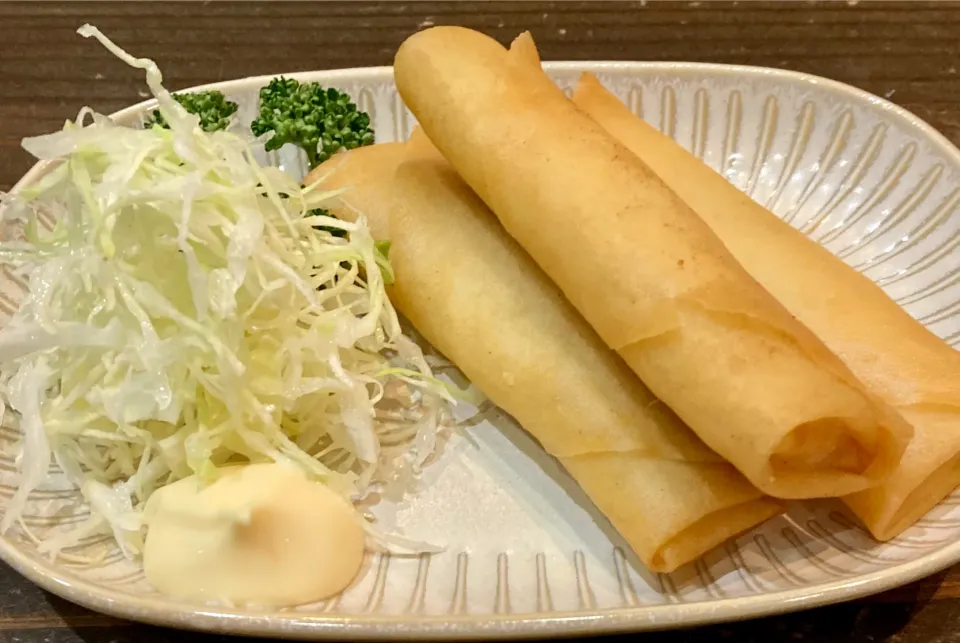 Snapdishの料理写真:ササミ春巻き|mottomoさん