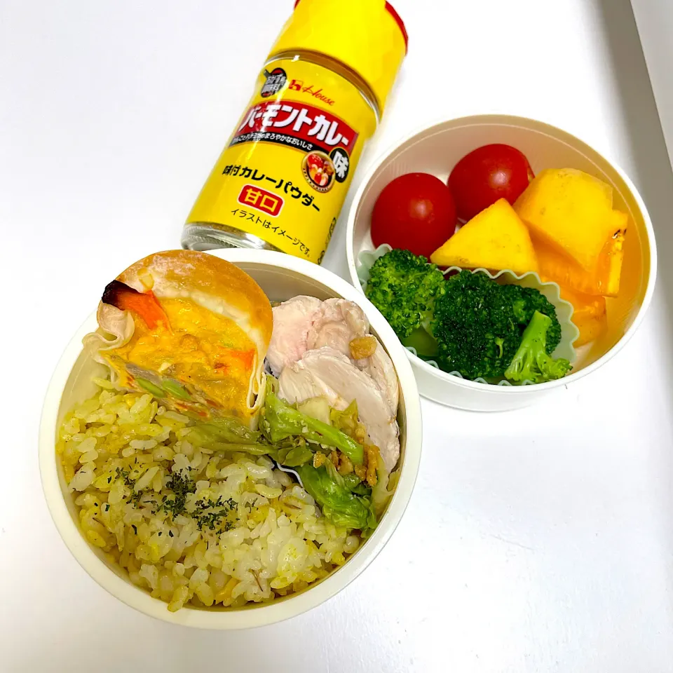 カレーパウダーでコーンカレー混ぜご飯弁当|ななみんさん