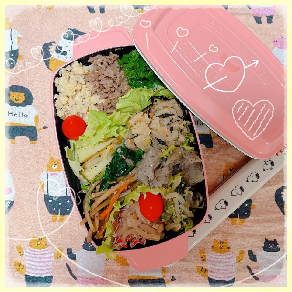 １０／２９ ｆｒｉ ３色ごはん弁当🍴|rinaronarさん