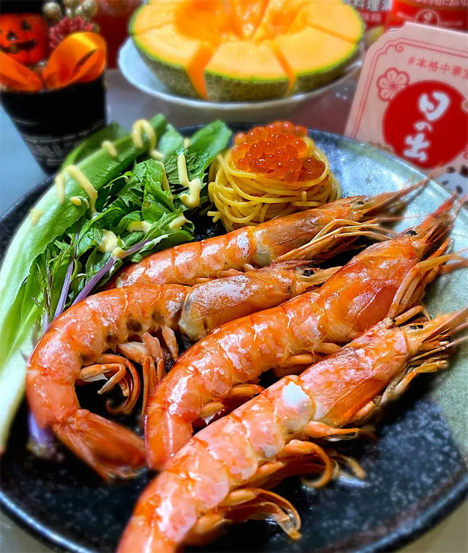 Snapdishの料理写真:海老の紹興料理酒蒸し🦐🦐🦐|Catherineさん