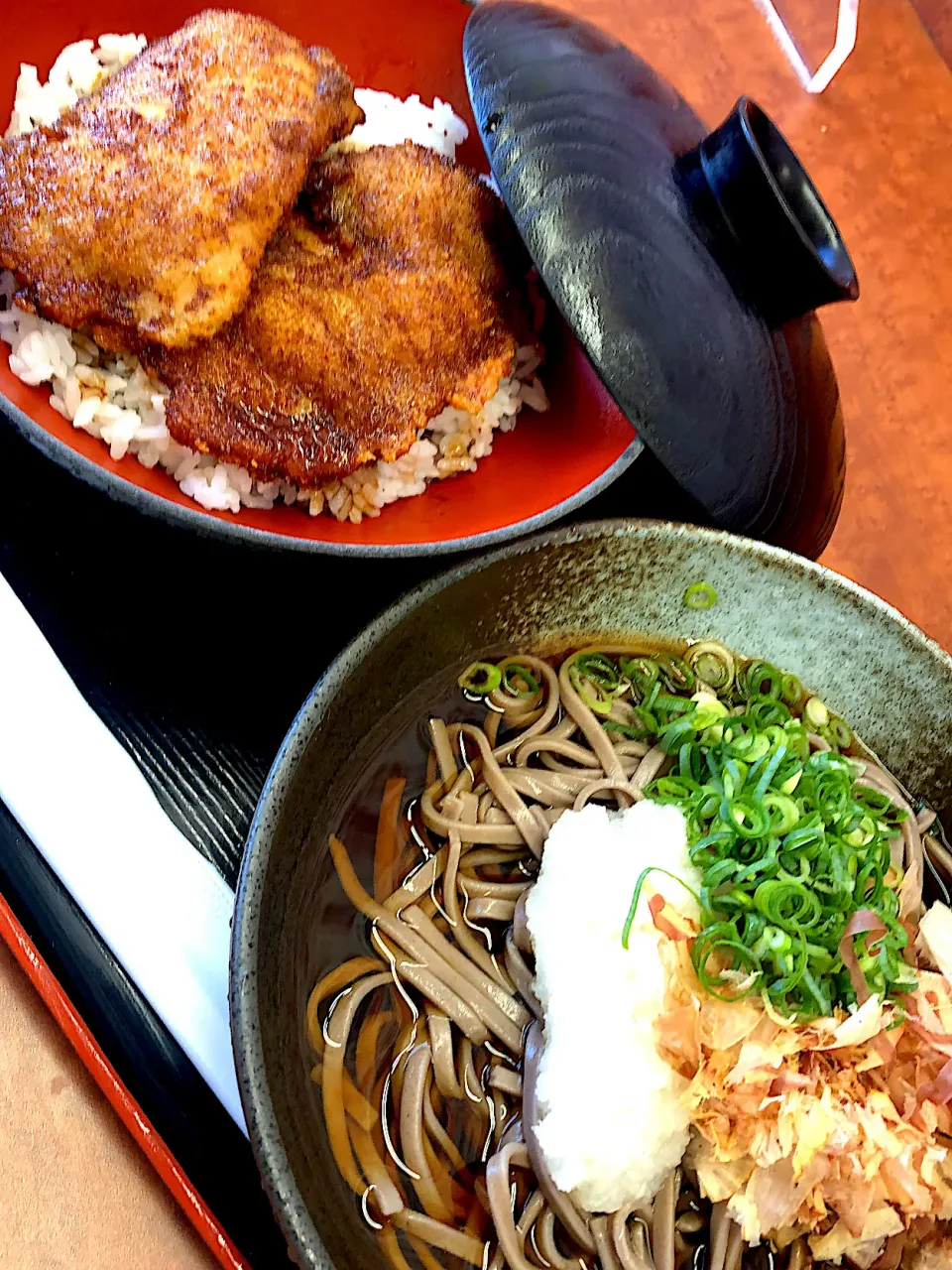 ソースカツ丼&越前おろしそば|藤本 ひろきさん