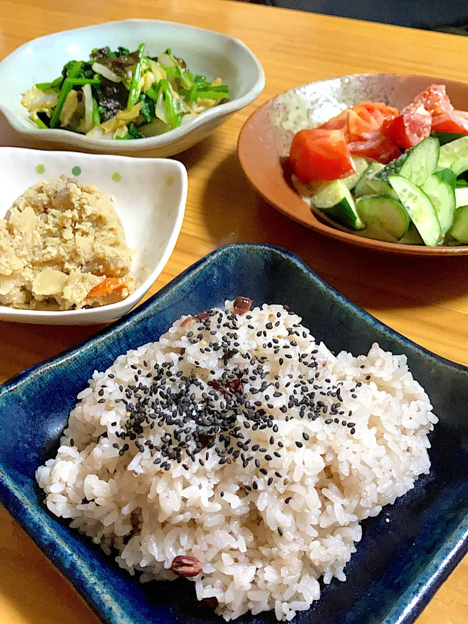 急に食べたくなる赤飯＆卯の花|デコさん