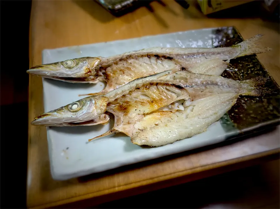 Snapdishの料理写真:カマス塩焼き　(激安　2尾で100円)|やまひろさん