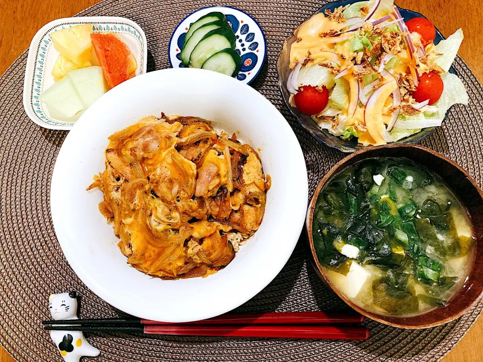 オートミール親子丼定食|ゆうかさんさん