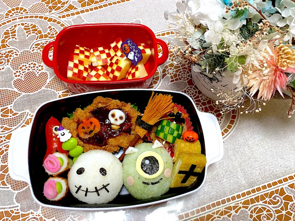 2021.10.30の娘弁当はハロウィン弁当🎃|makoさん