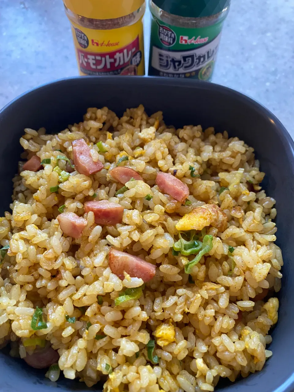 息子のカレーチャーハン弁当|ようか✩.*˚さん