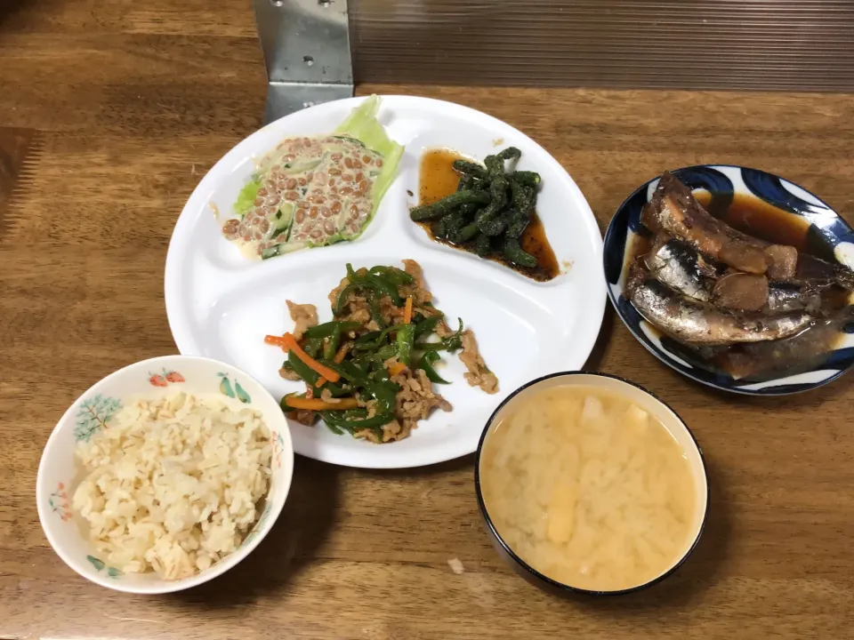 Snapdishの料理写真:Ohana夕食　いわしの煮付け|Ohanaさん