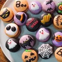 ハロウィンアイシングマカロン👻